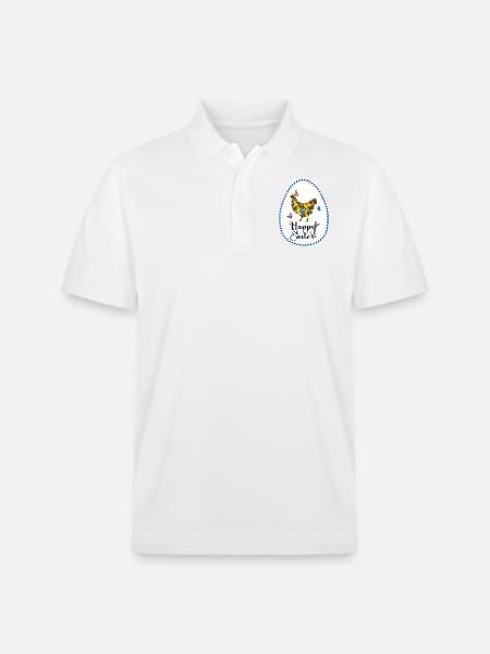 Bunte Henne - Stanley/Stella Unisex Bio-Poloshirt PREPSTER - Weiß