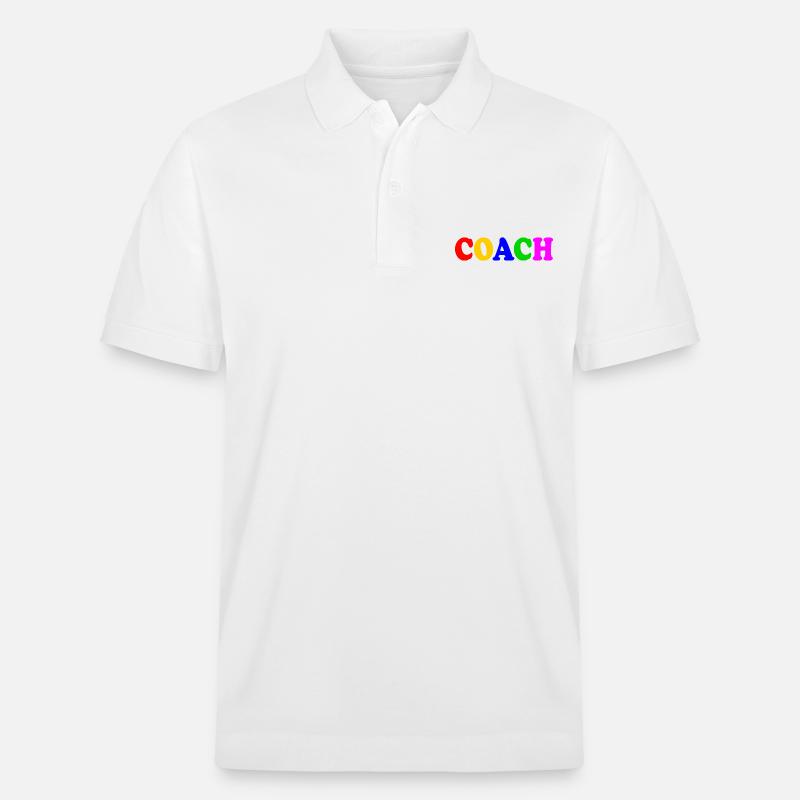 Coach - Polo PREPSTER bio Stanley/Stella Unisexe - blanc