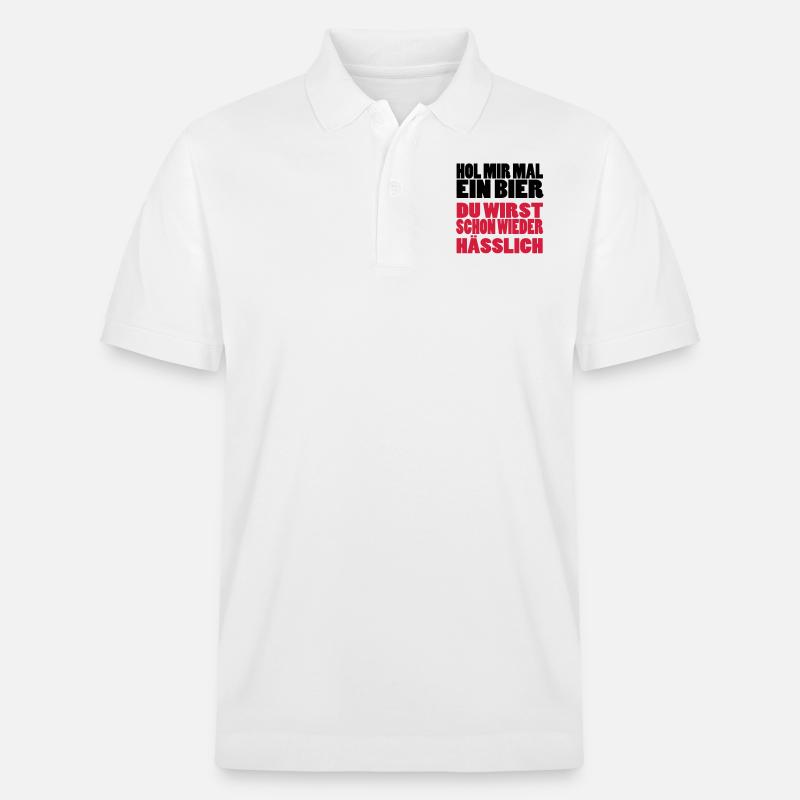 bier - Polo PREPSTER bio Stanley/Stella Unisexe - blanc