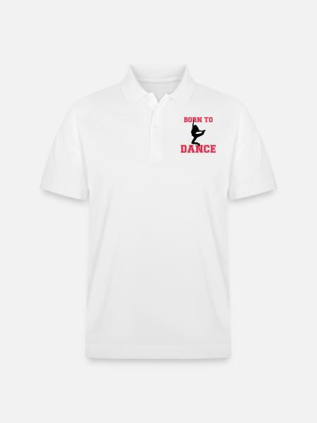 Born to dance - Stanley/Stella Unisex Bio-Poloshirt PREPSTER - Weiß