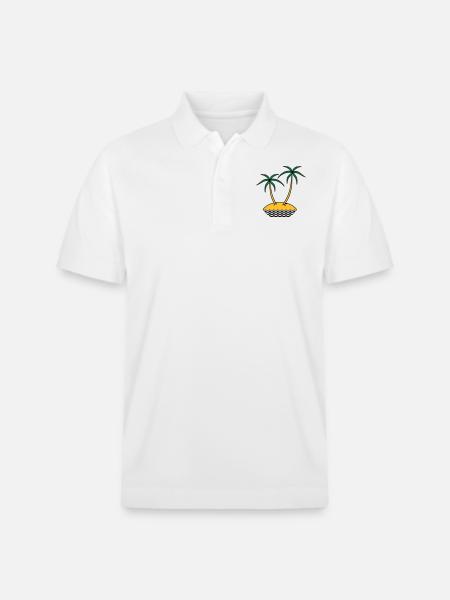 insel - Stanley/Stella Unisex Bio-Poloshirt PREPSTER - Weiß