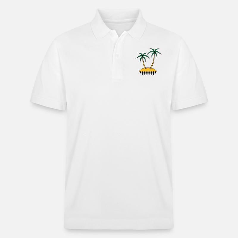 insel - Stanley/Stella Unisex Bio-Poloshirt PREPSTER - Weiß