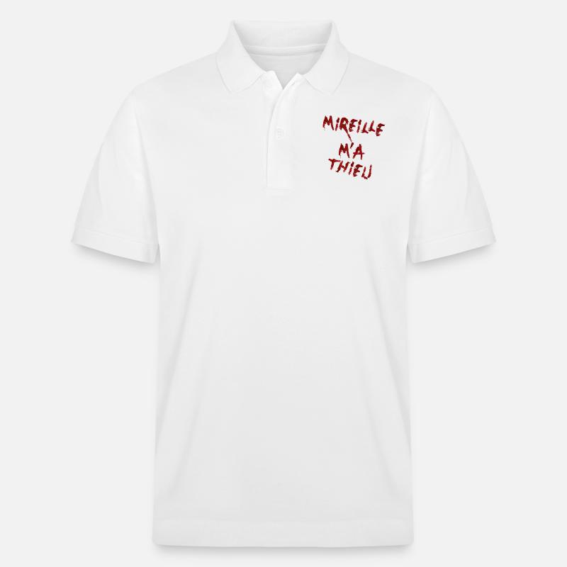 mireille m'a thieu - Polo PREPSTER bio Stanley/Stella Unisexe - blanc