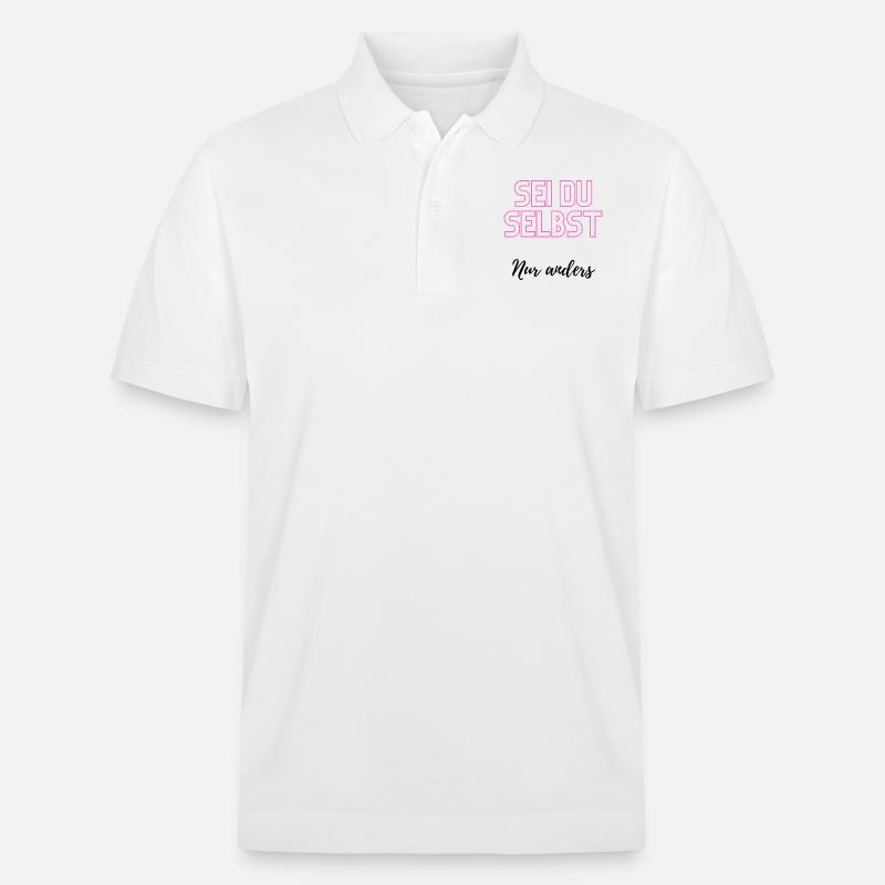 Sei du selbst, nur anders - Stanley/Stella Unisex Bio-Poloshirt PREPSTER - Weiß