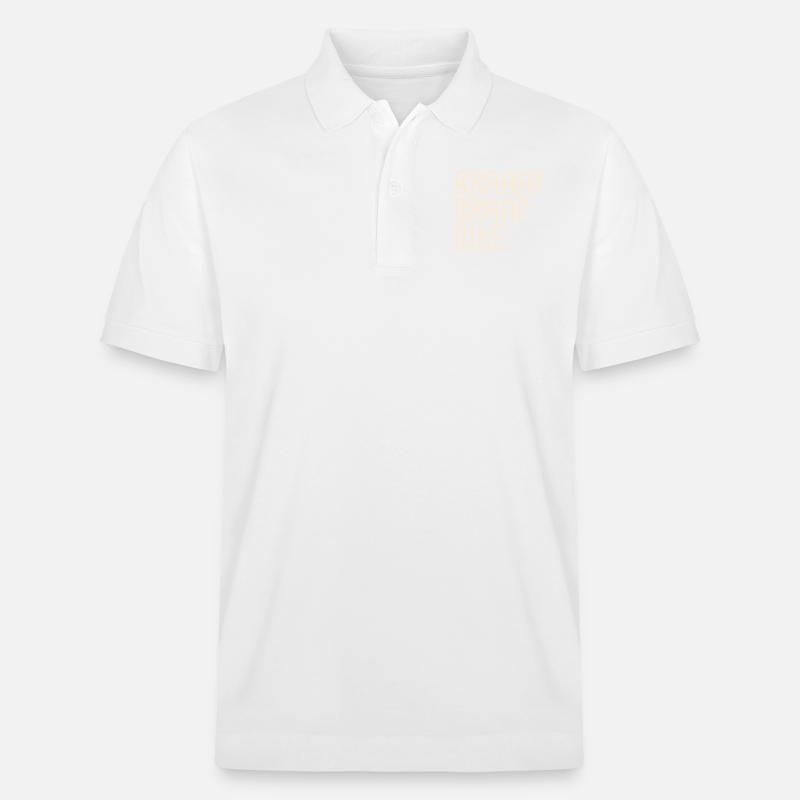 Fahrrad - Stanley/Stella Unisex Bio-Poloshirt PREPSTER - Weiß