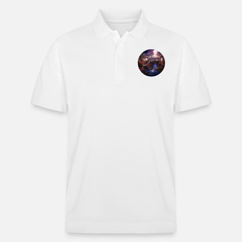 Astral Enchanté Starharbor - Polo PREPSTER bio Stanley/Stella Unisexe - blanc
