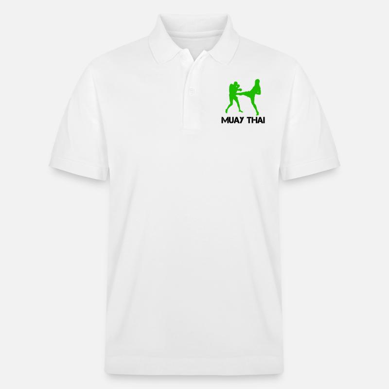 Muay Thaï 1 - Polo PREPSTER bio Stanley/Stella Unisexe - blanc