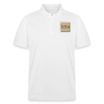 Vacation Feeling. Zeit für Urlaub - Stanley/Stella Unisex Bio-Poloshirt PREPSTER - Weiß - Vorne - Roxy (174cm) & Andy (188cm)