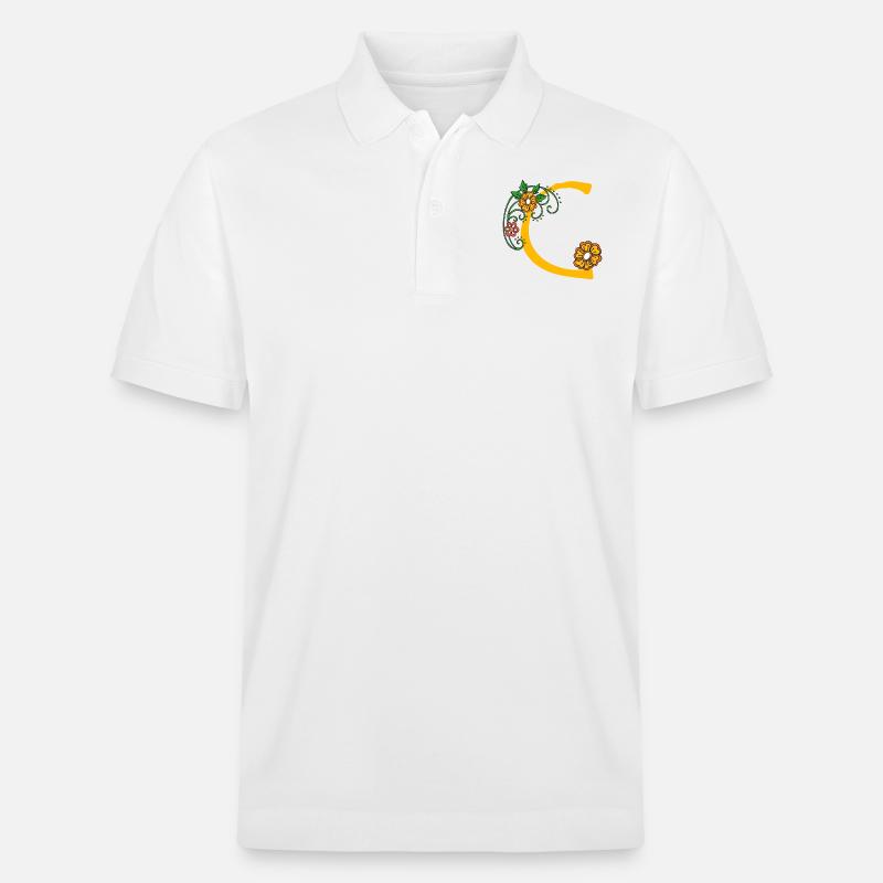 Fleur 30 C - Polo PREPSTER bio Stanley/Stella Unisexe - blanc