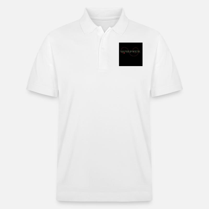 Salperlipopette rainbow butterfly créa - Polo PREPSTER bio Stanley/Stella Unisexe - blanc