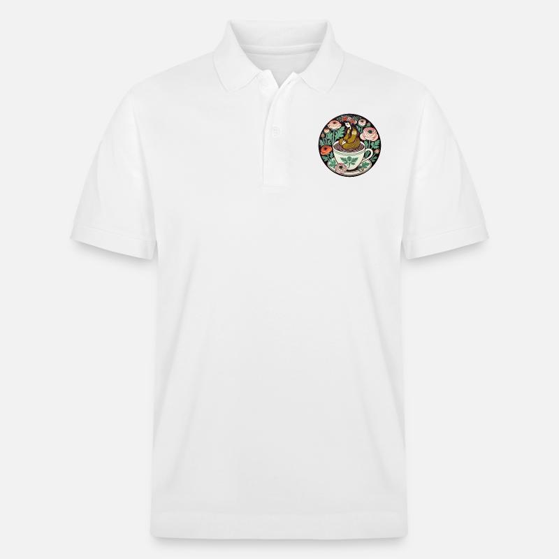 Tea Time Mädchen - Stanley/Stella Unisex Bio-Poloshirt PREPSTER - Weiß