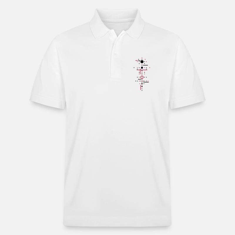 Points et lignes - Polo PREPSTER bio Stanley/Stella Unisexe - blanc