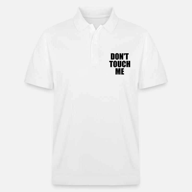Dont touch me - Polo PREPSTER bio Stanley/Stella Unisexe - blanc