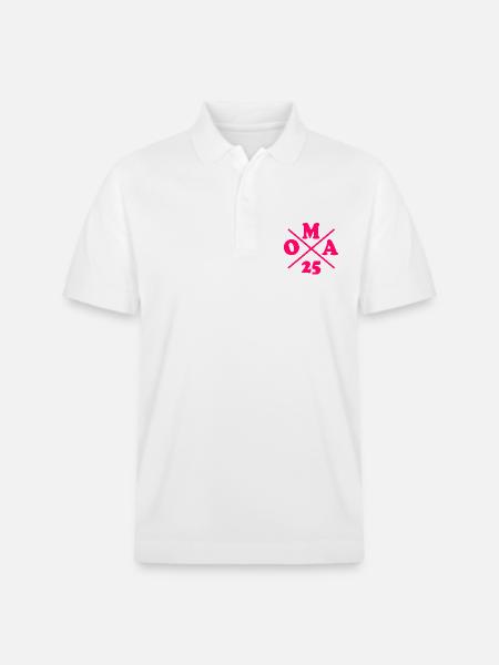 Oma 2025 - Stanley/Stella Unisex Bio-Poloshirt PREPSTER - Weiß