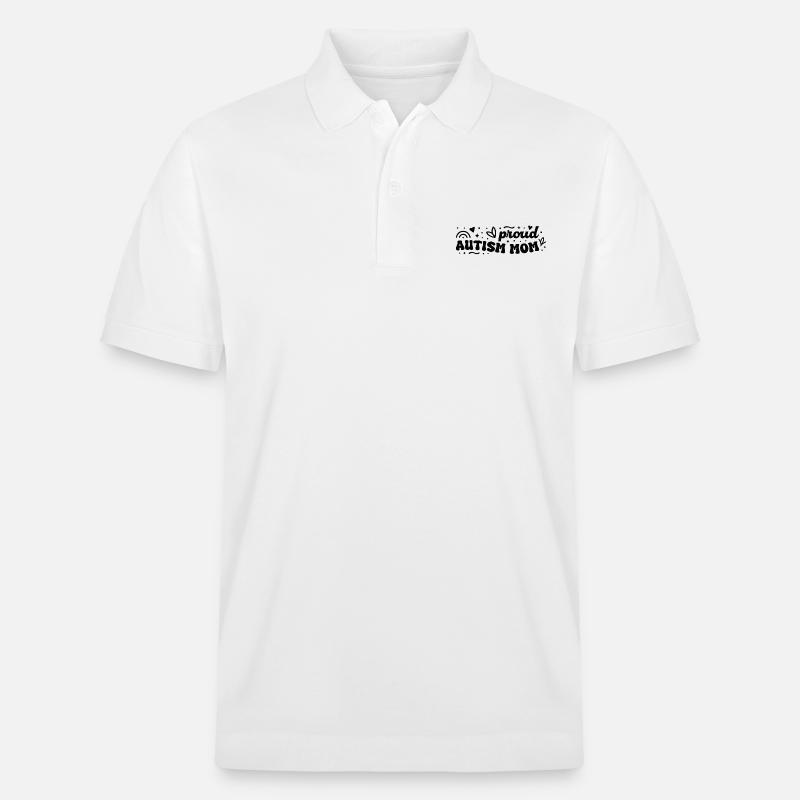 Mutter mit Autismus - Stanley/Stella Unisex Bio-Poloshirt PREPSTER - Weiß