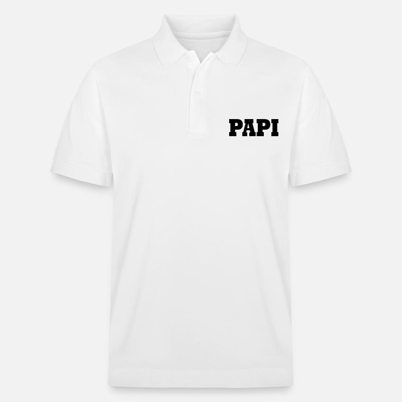 Papi - Stanley/Stella Unisex Bio-Poloshirt PREPSTER - Weiß