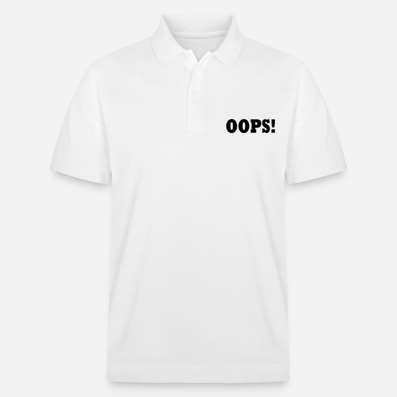 Oops - Stanley/Stella Unisex Bio-Poloshirt PREPSTER - Weiß