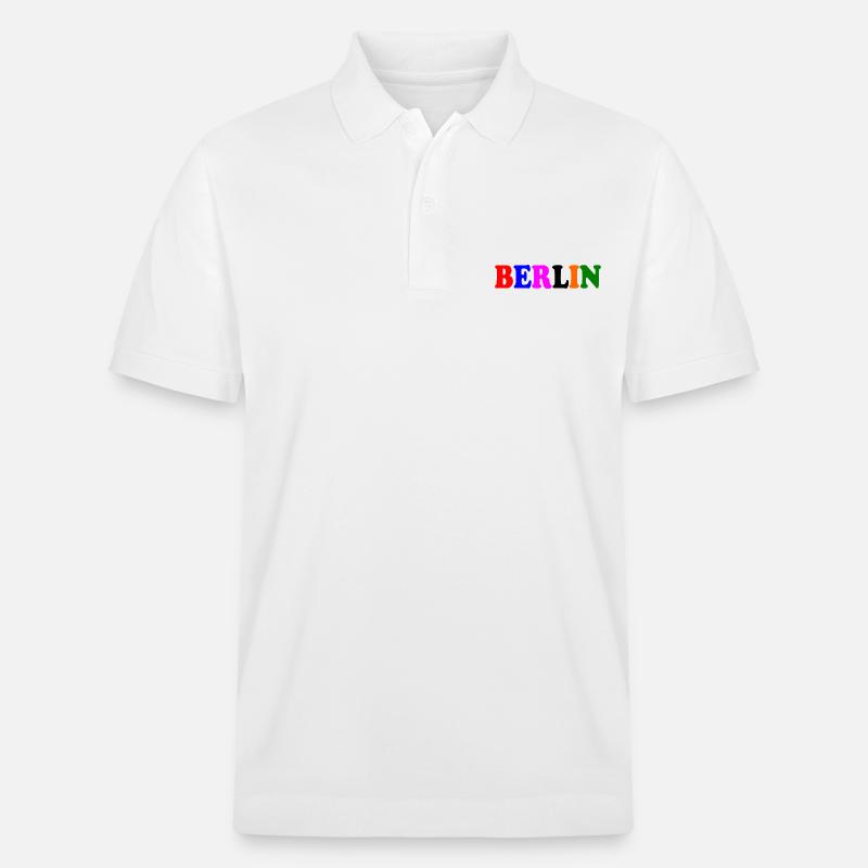 Berlin - Stanley/Stella Unisex Bio-Poloshirt PREPSTER - Weiß