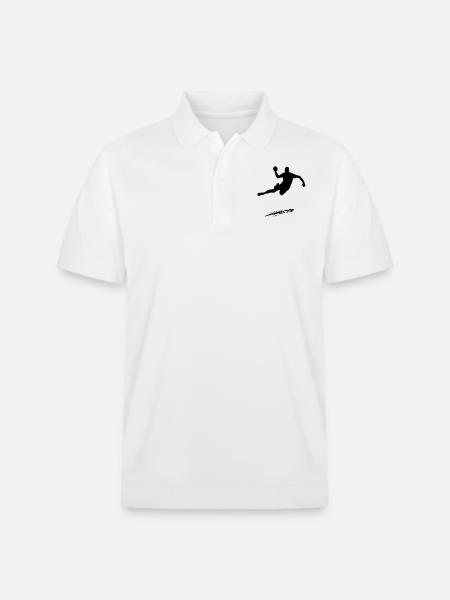 raohandball5black - Polo PREPSTER bio Stanley/Stella Unisexe - blanc