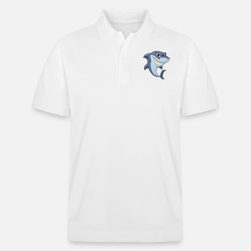 requin - Polo PREPSTER bio Stanley/Stella Unisexe - blanc