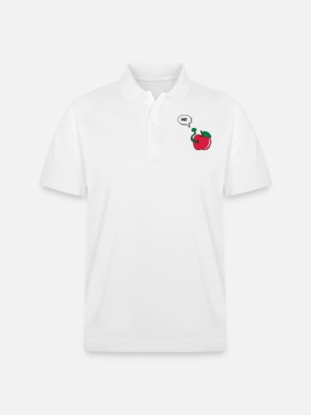 wurm_hi_02 - Stanley/Stella Unisex Organic Polo Shirt PREPSTER - white