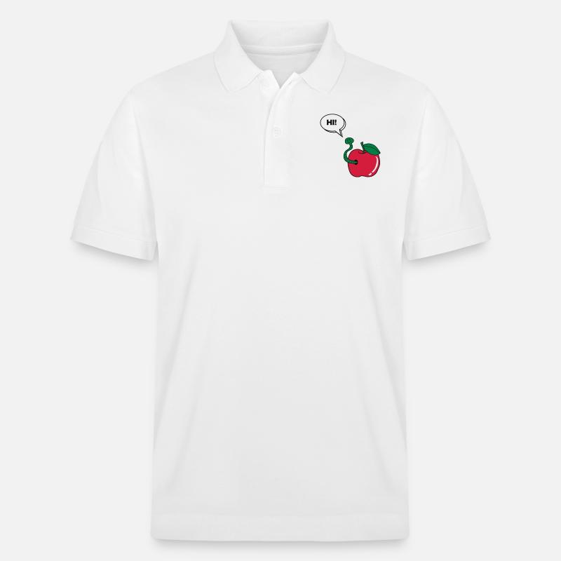 wurm_hi_02 - Stanley/Stella Unisex Bio-Poloshirt PREPSTER - Weiß
