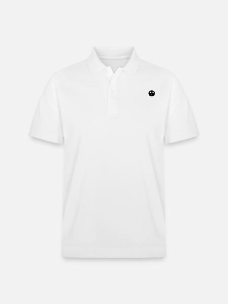 little lint - Stanley/Stella Unisex Organic Polo Shirt PREPSTER - white