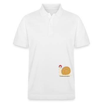 Essai routier - Polo PREPSTER bio Stanley/Stella Unisexe - blanc - Devant - Roxy (174cm) & Andy (188cm)