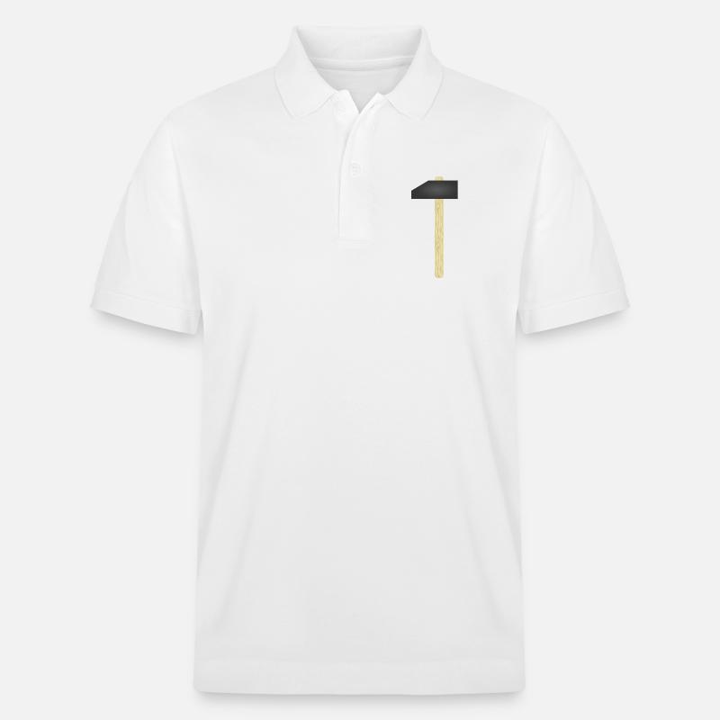 Metallhammer-Design - Stanley/Stella Unisex Bio-Poloshirt PREPSTER - Weiß