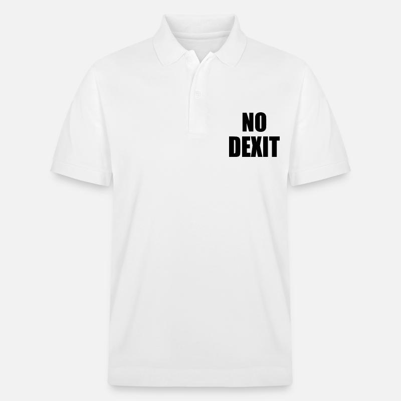 No dexit - Stanley/Stella Unisex Organic Polo Shirt PREPSTER - white
