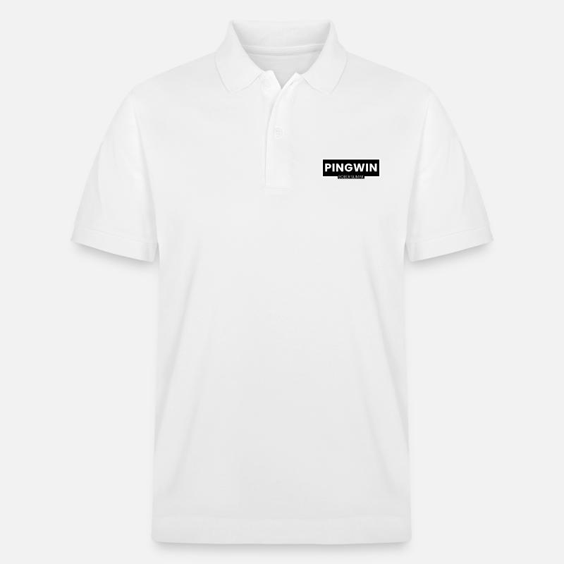 Pingwin Bober Slimak - Polo PREPSTER bio Stanley/Stella Unisexe - blanc