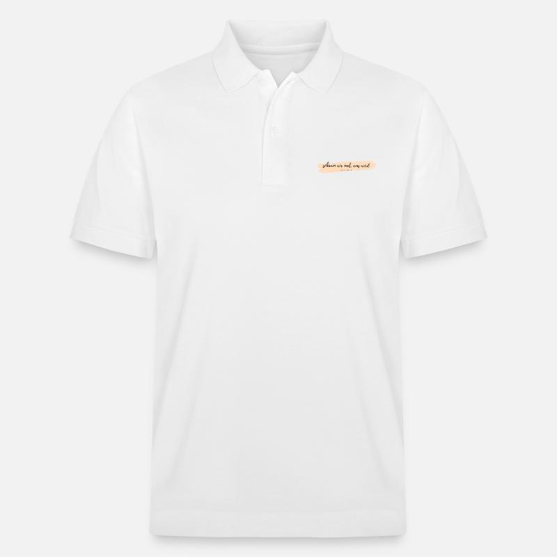 schauen wir mal was wird - Stanley/Stella Unisex Bio-Poloshirt PREPSTER - Weiß
