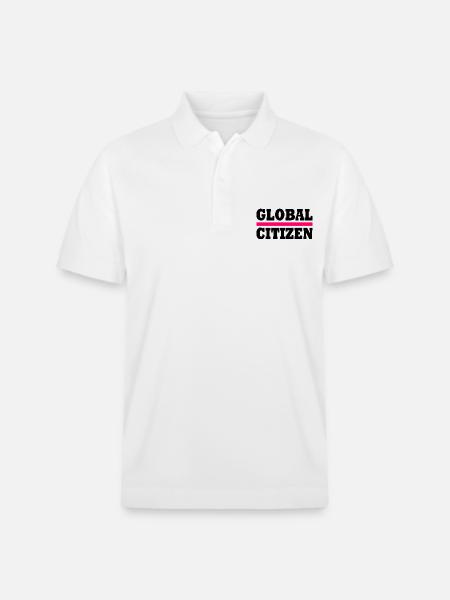 global citizen - Stanley/Stella Unisex Bio-Poloshirt PREPSTER - Weiß