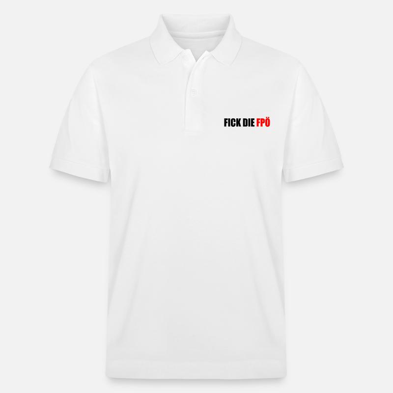 Fick die fpö - Stanley/Stella Unisex Bio-Poloshirt PREPSTER - Weiß