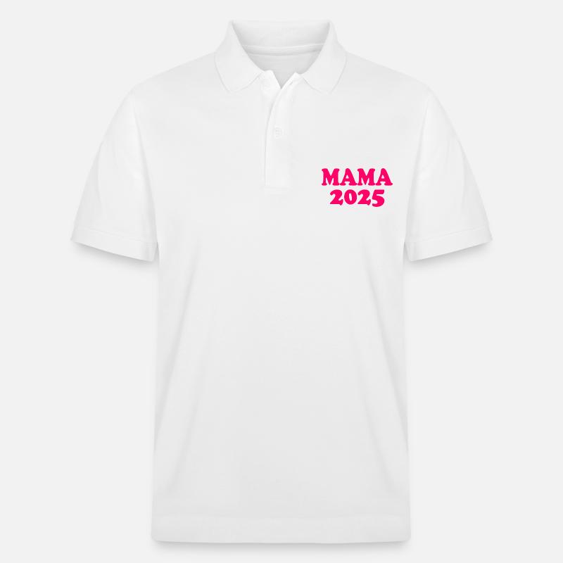 Mama 2025 - Stanley/Stella Unisex Bio-Poloshirt PREPSTER - Weiß