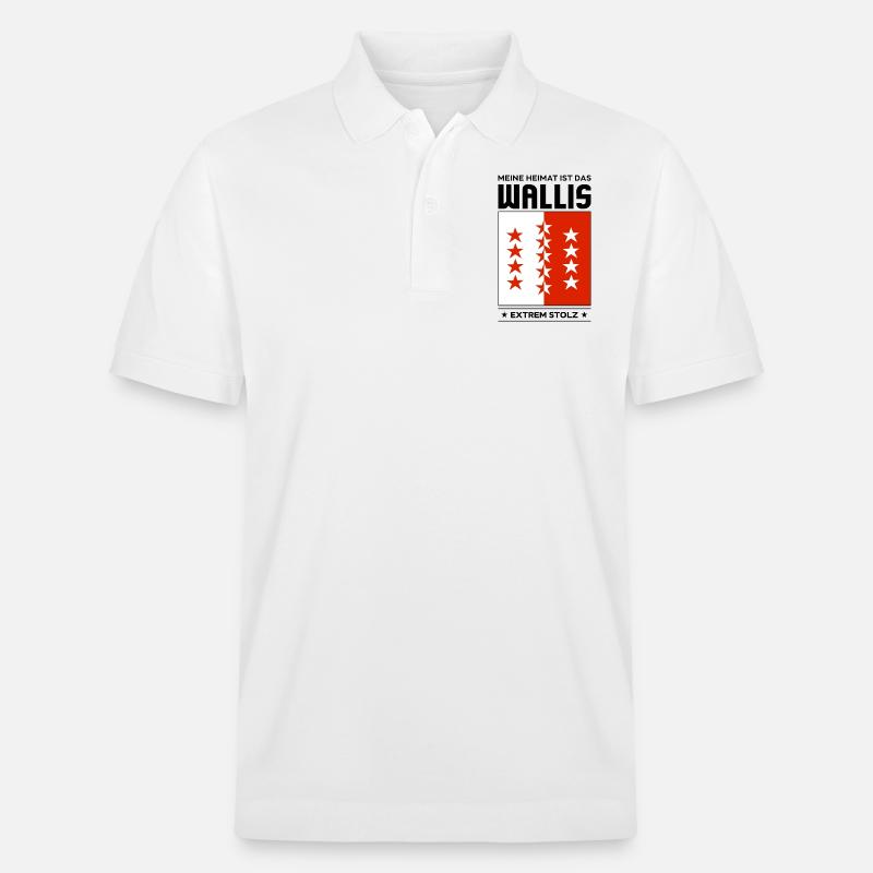 Wallis - Stanley/Stella Unisex Bio-Poloshirt PREPSTER - Weiß