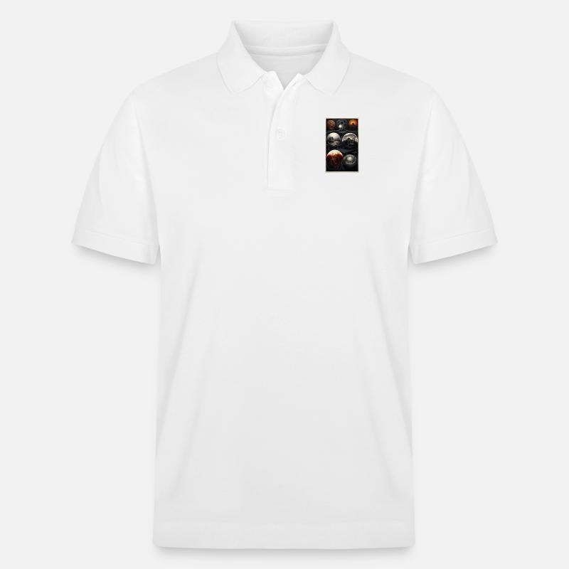 7 Kugeln des Grauens - Stanley/Stella Unisex Bio-Poloshirt PREPSTER - Weiß