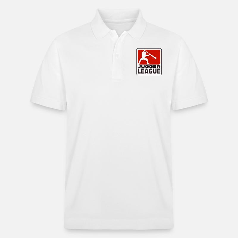 Jugger LigaLogo - Stanley/Stella Unisex Bio-Poloshirt PREPSTER - Weiß