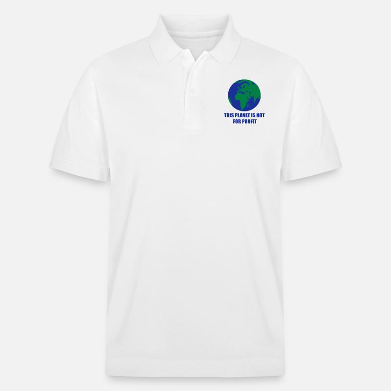 Planet Erde - Stanley/Stella Unisex Bio-Poloshirt PREPSTER - Weiß