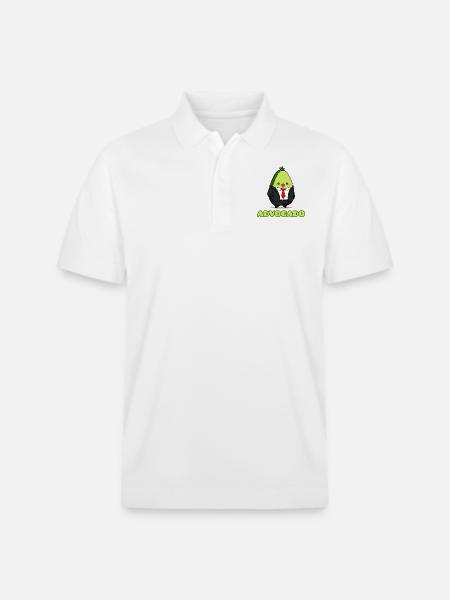 Advocado - Stanley/Stella Unisex Organic Polo Shirt PREPSTER - white