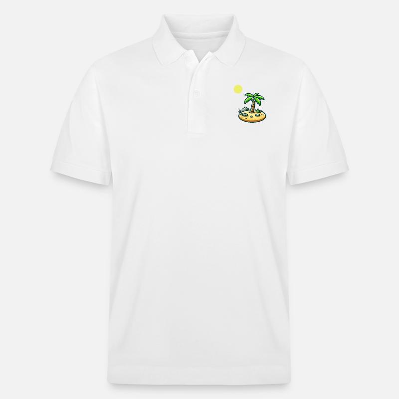Bande dessinée insulaire - Polo PREPSTER bio Stanley/Stella Unisexe - blanc