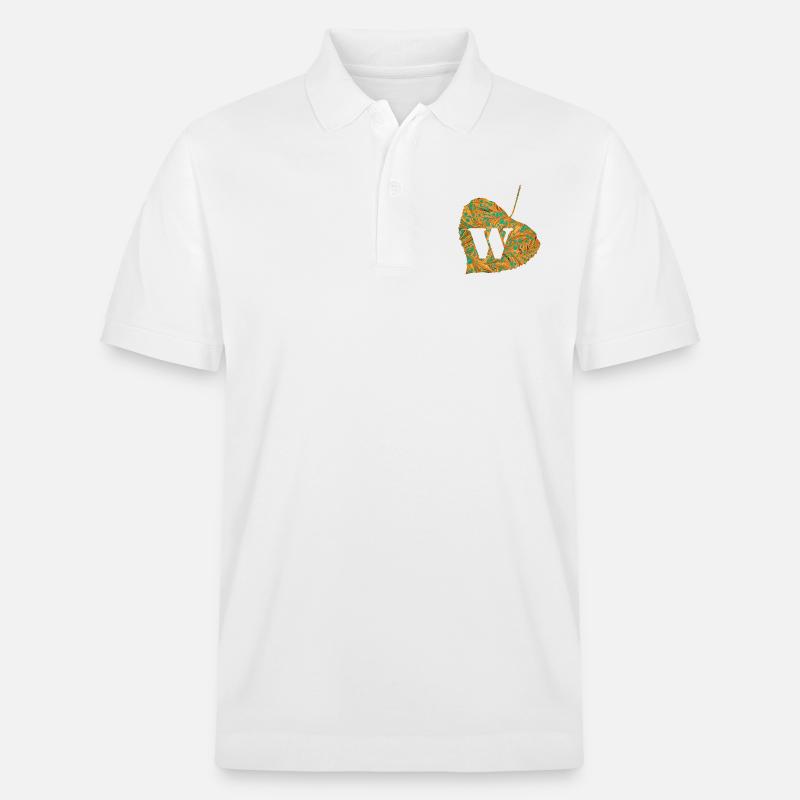 blatt e 95 w - Stanley/Stella Unisex Bio-Poloshirt PREPSTER - Weiß