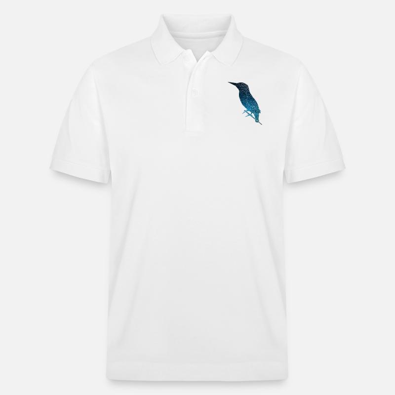 Eisvogel - Stanley/Stella Unisex Bio-Poloshirt PREPSTER - Weiß