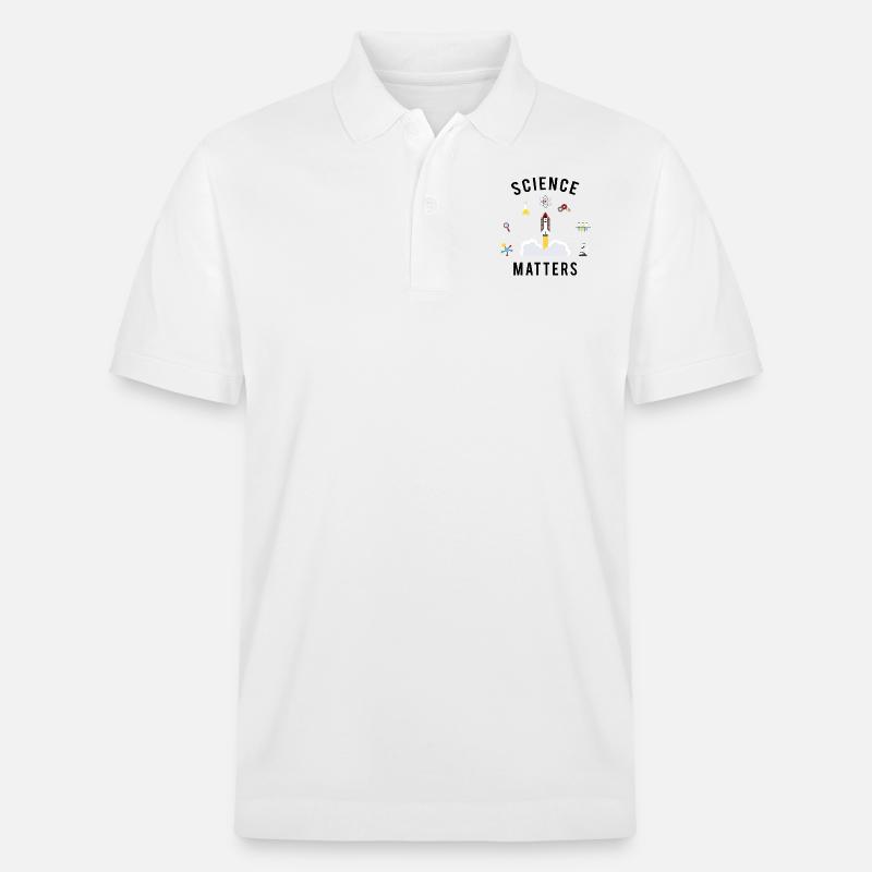 Science Matters - Stanley/Stella Unisex Bio-Poloshirt PREPSTER - Weiß