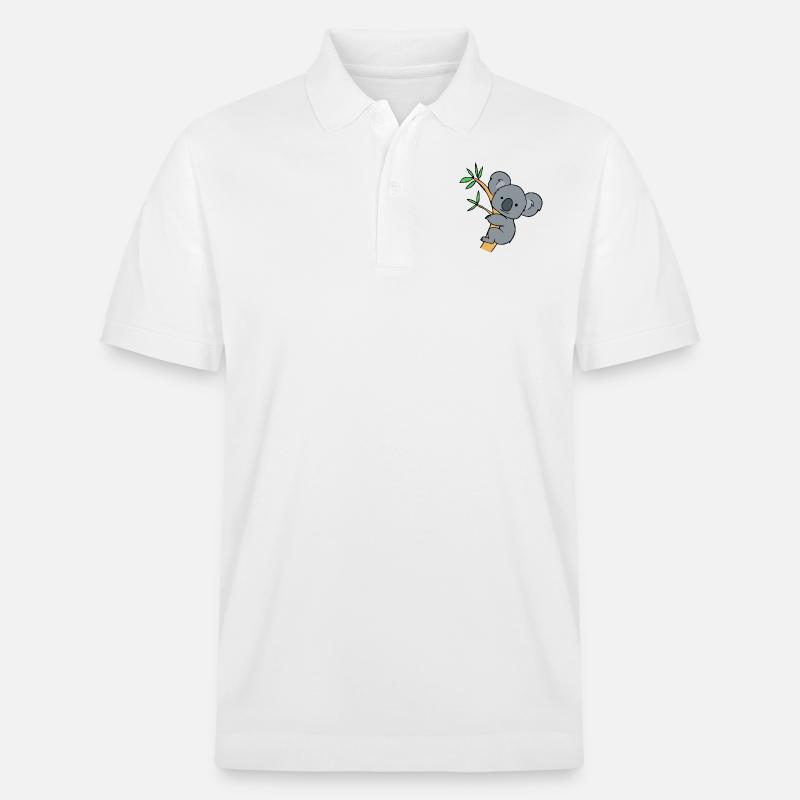 KOALA Bear 2 - Polo PREPSTER bio Stanley/Stella Unisexe - blanc
