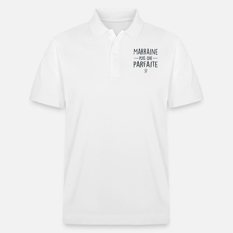 Marraine Plus Que Parfaite - Polo PREPSTER bio Stanley/Stella Unisexe - blanc