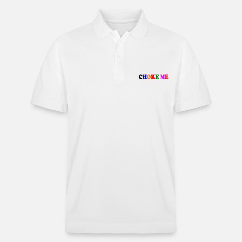 Choke me - Stanley/Stella Unisex Bio-Poloshirt PREPSTER - Weiß