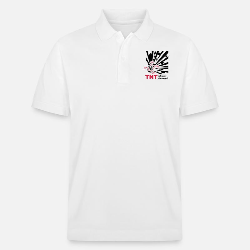 TNT - Explosion - Stanley/Stella Unisex Bio-Poloshirt PREPSTER - Weiß