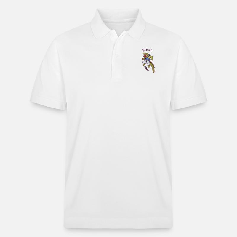 cRADcodile - Stanley/Stella Unisex Bio-Poloshirt PREPSTER - Weiß