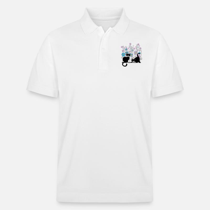 Chats - Polo PREPSTER bio Stanley/Stella Unisexe - blanc